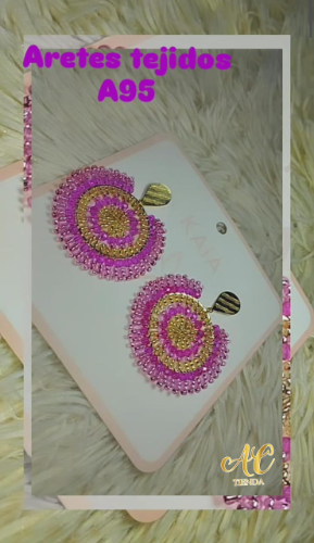 ARETES TEJIDOS A95